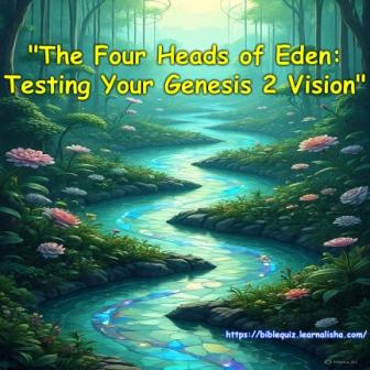 Genesis Chapter 2 Quiz